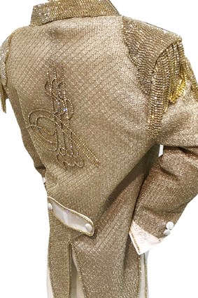 Çocuk Takım Elbise Taşlı Frak Tuğralı Sünnet Kıyafeti