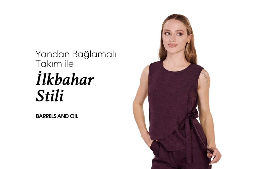 Yandan Bağlamalı Takım ile İlkbahar Stili