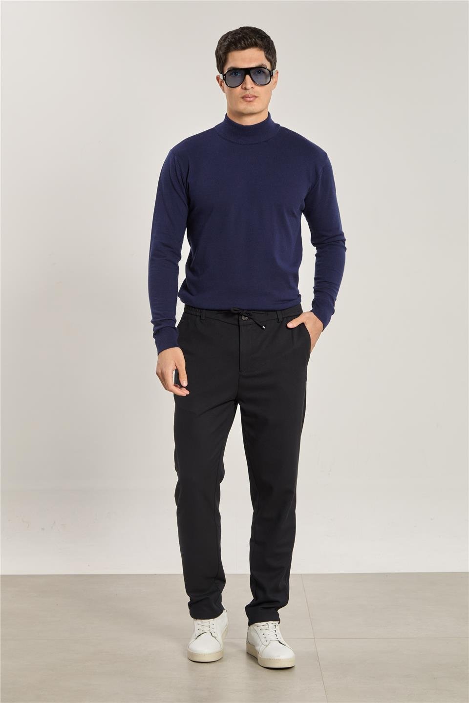 Erkek Regular Fit Jogger Pantolon - Lacivert