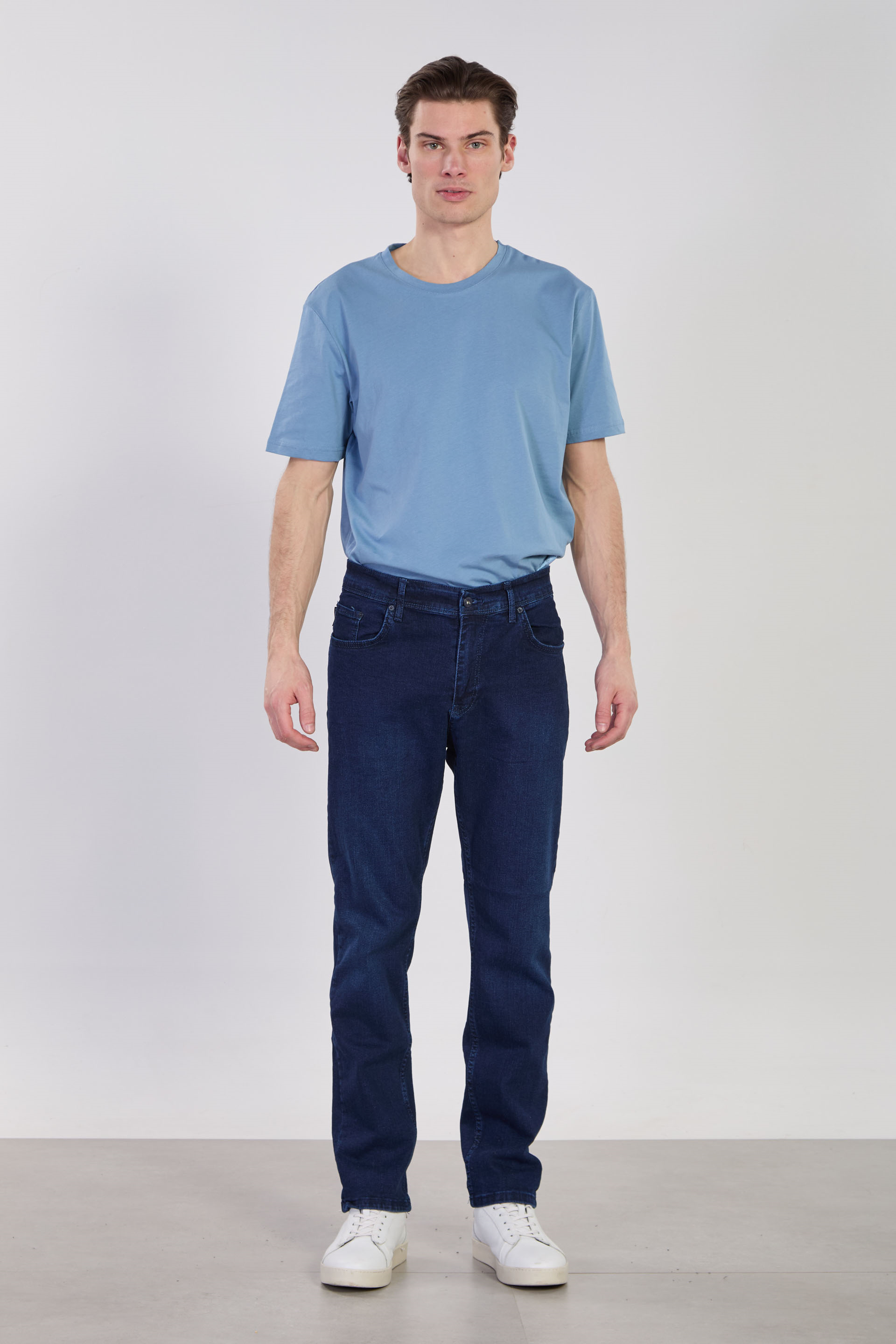 Erkek Mirza Regular Fit Jean Pantolon - Koyu Mavi