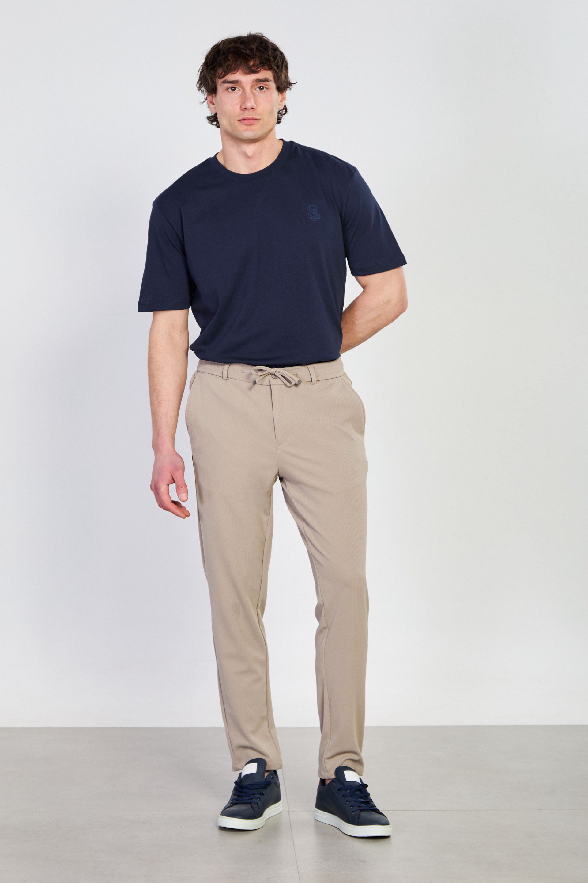 Erkek Regular Fit Jogger Pantolon - Vizon