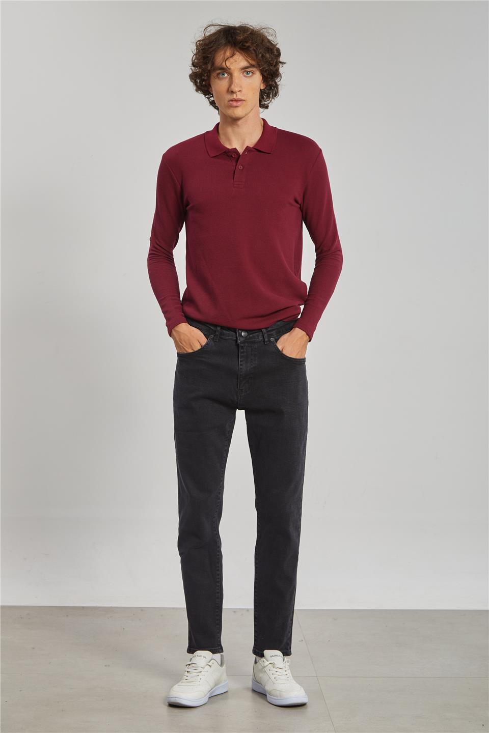 Erkek Carrot Fit Pantolon - Antrasit