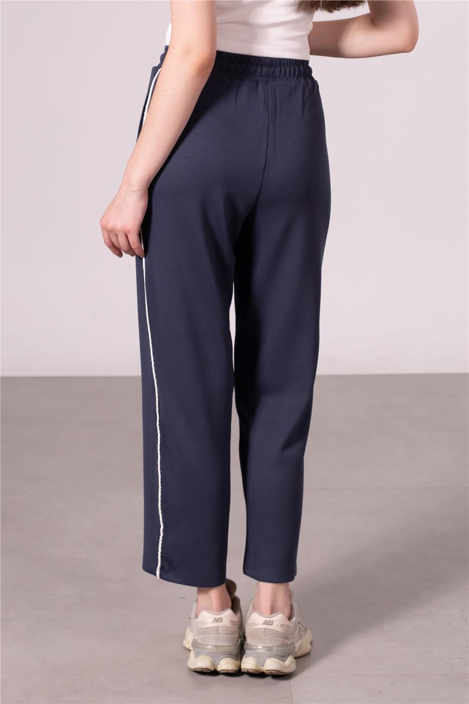 Kadın Ara Biye Cepli Pantolon - Antrasit