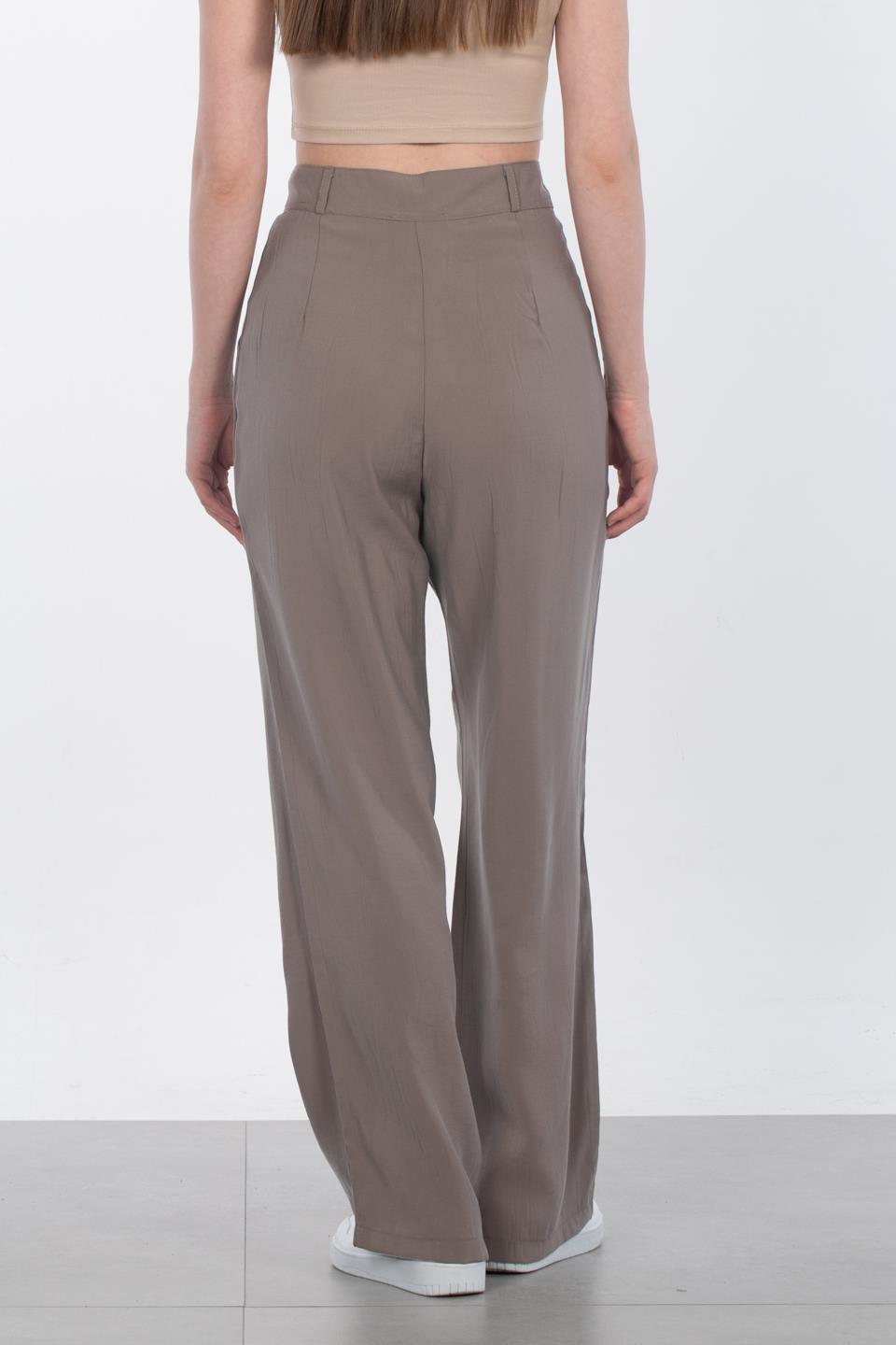 İnce Modal Kumaş Pantolon - Vizon