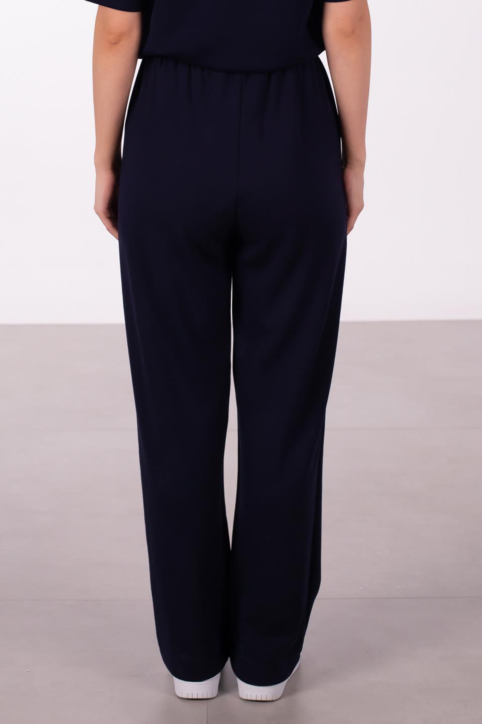 Kadın Modal Bol Paça Eşofman Altı - Lacivert