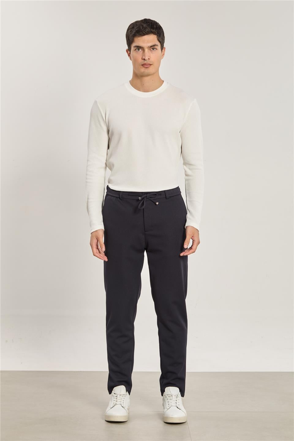 Erkek Fleto Cep Jogger Pantolon - Lacivert