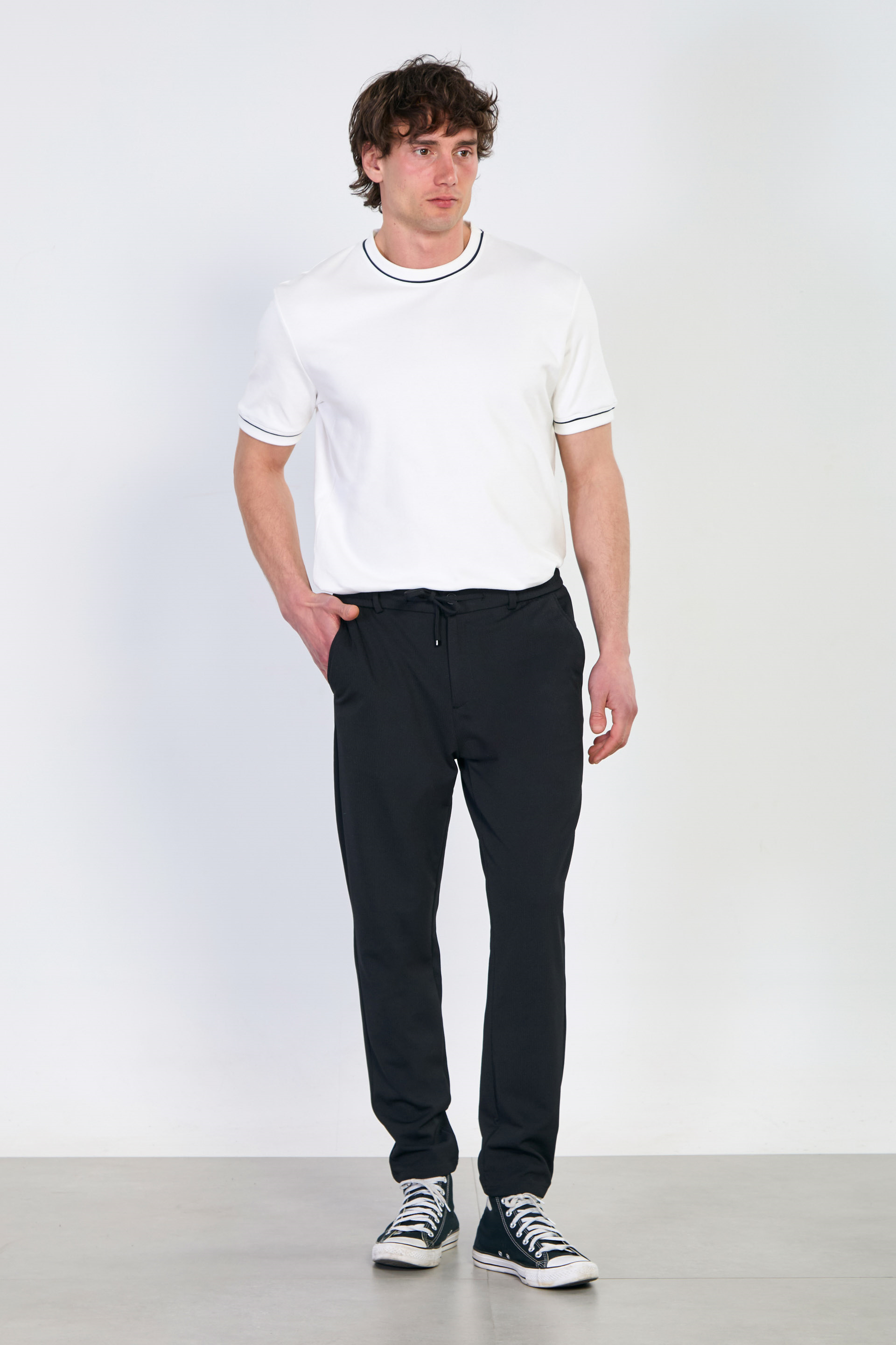 Erkek Regular Fit Jogger Pantolon - Siyah