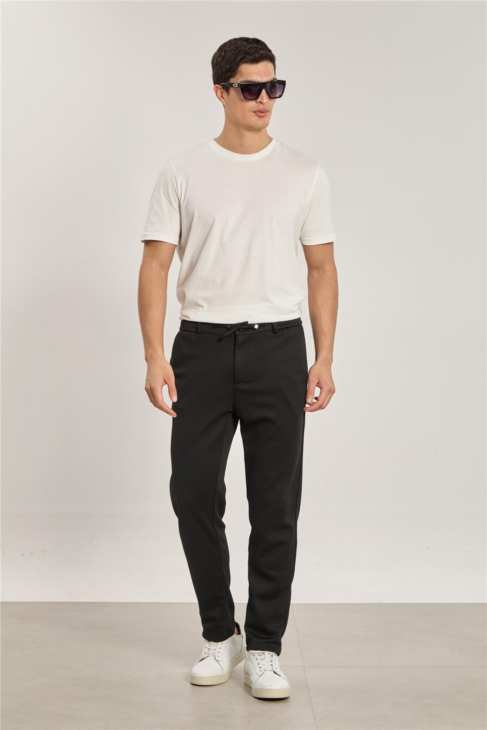 Erkek Basic Jogger Pantolon - Siyah