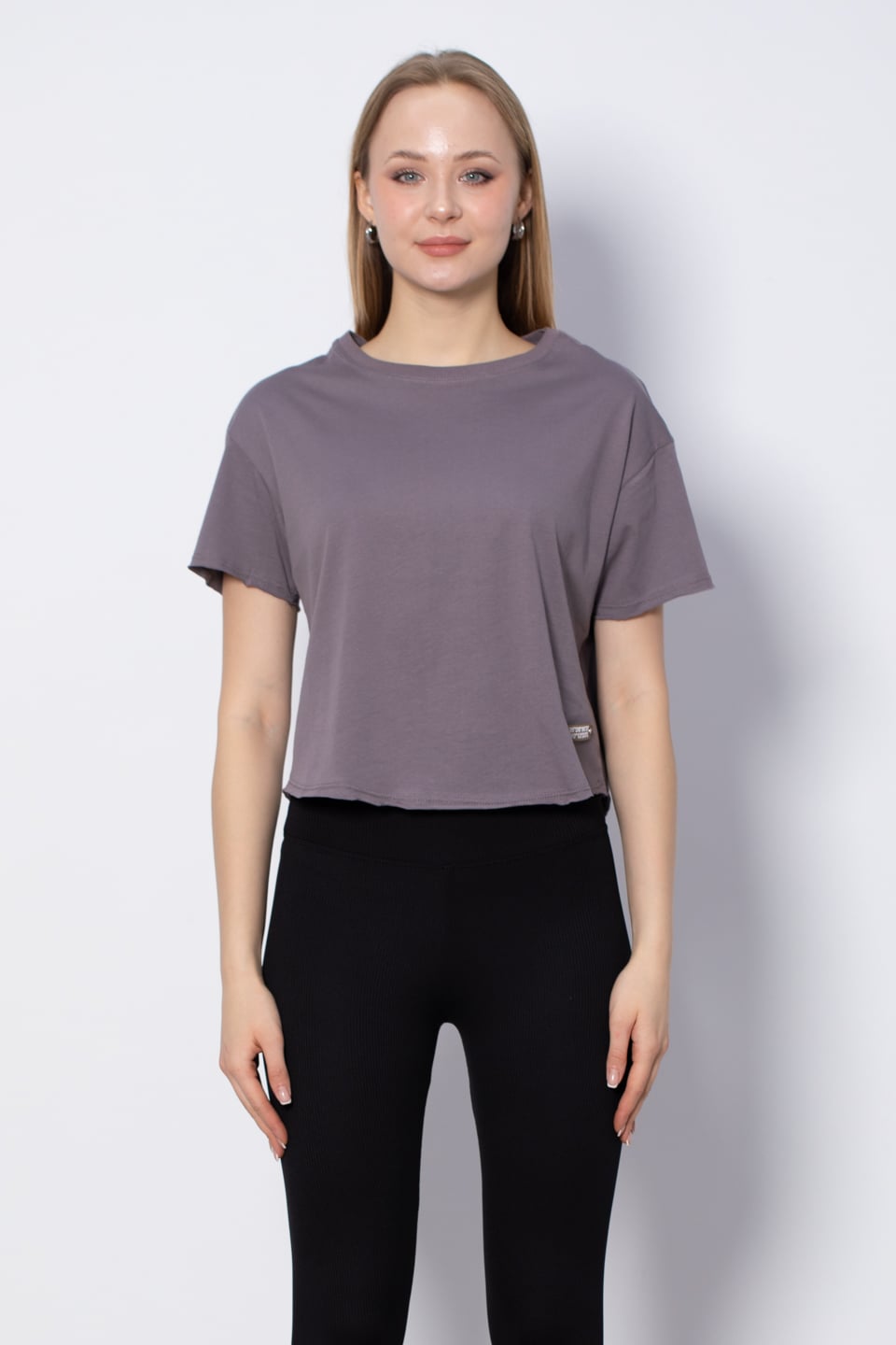 Arma Detaylı T-Shirt - Antrasit