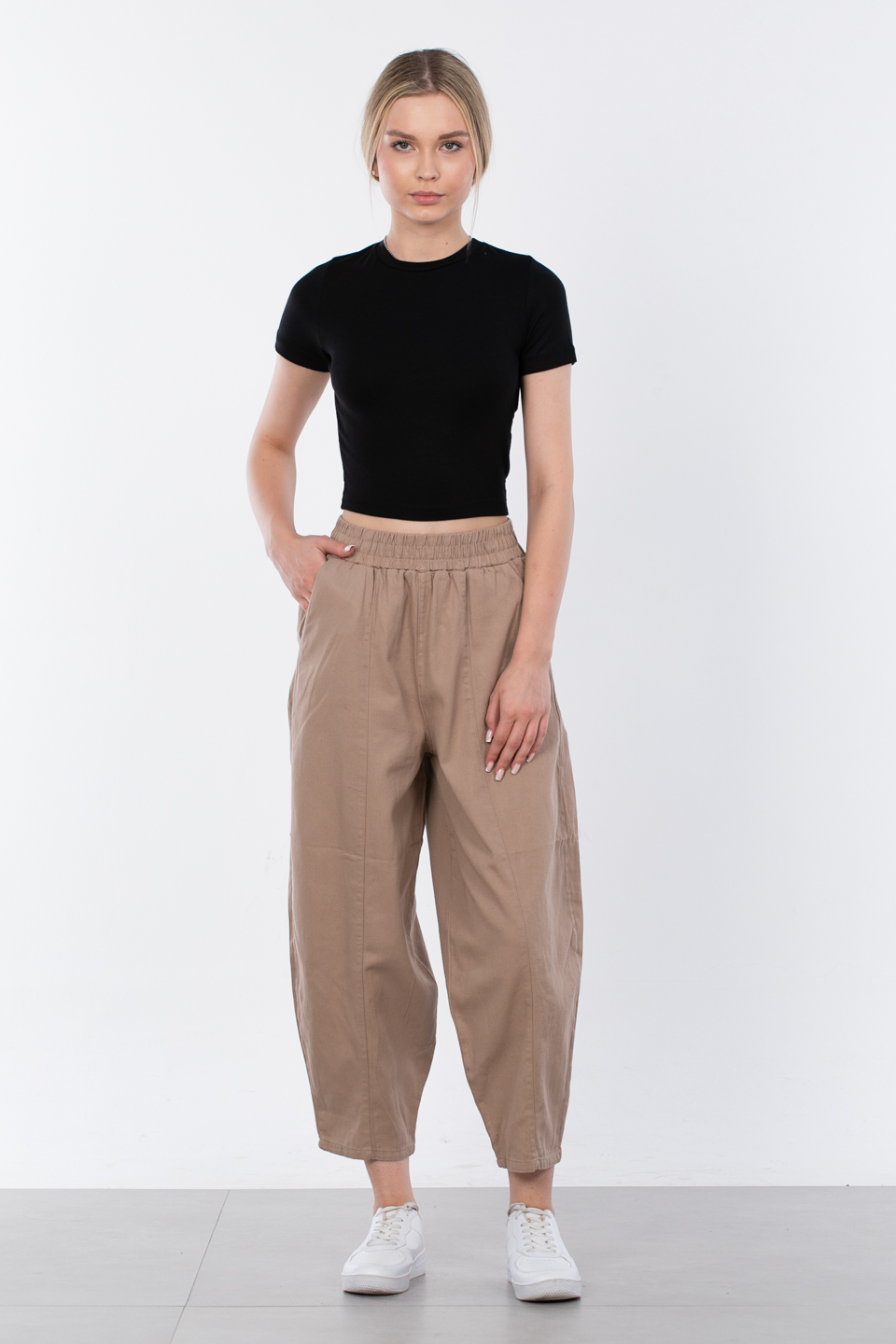 Balon pantolon-3516 Vizon