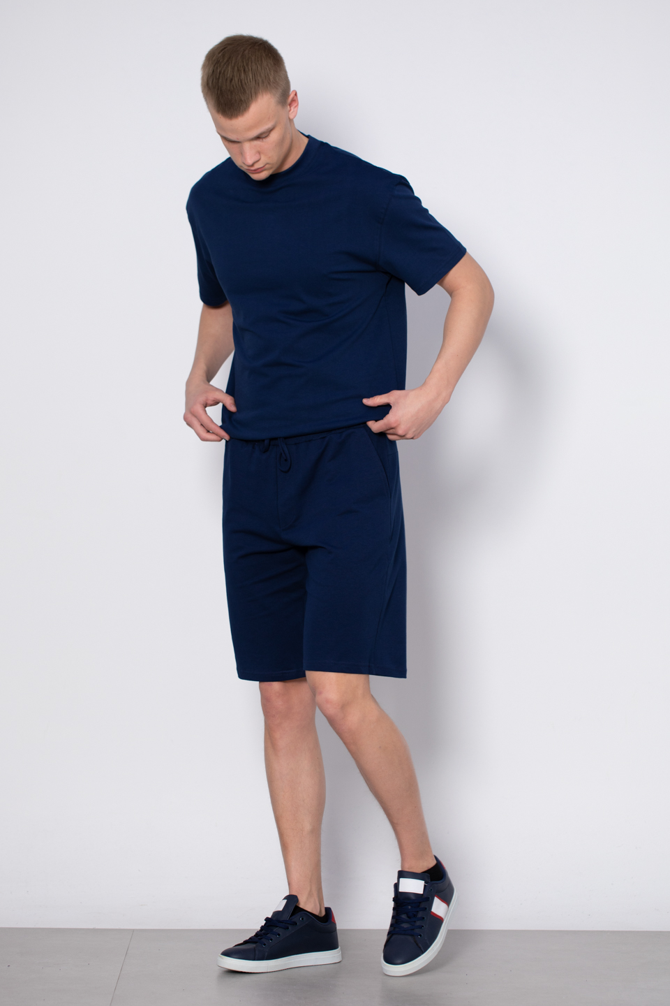 Basıc şort-8021 İndigo