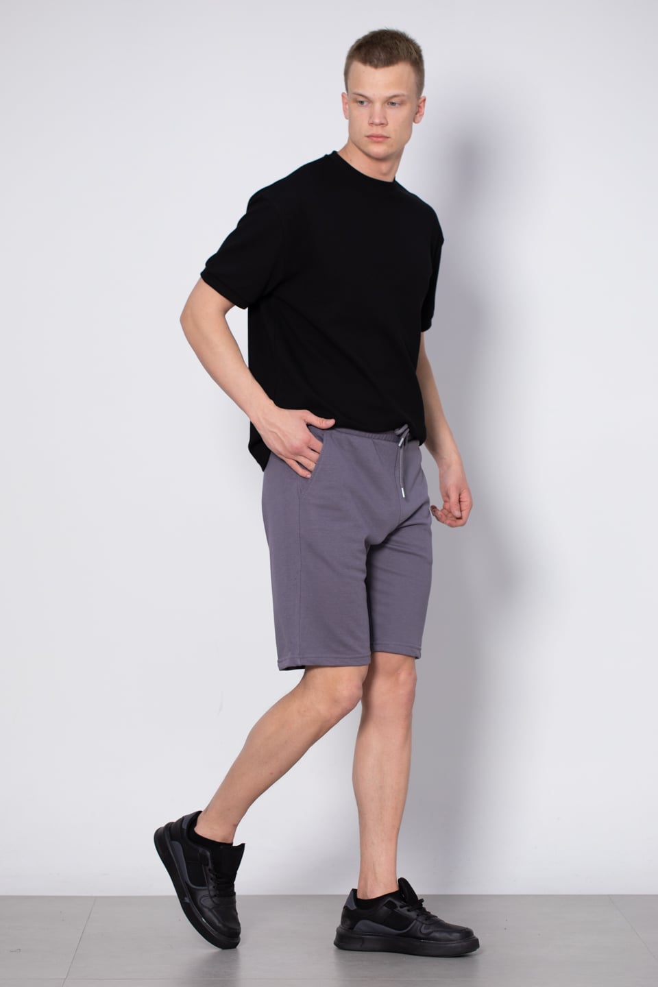 Bermuda şort-8042 Antrasit