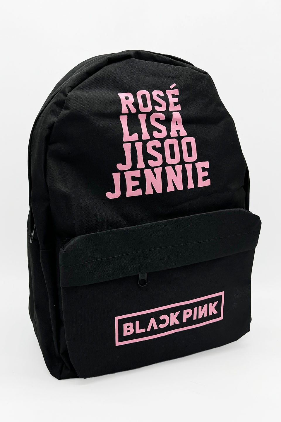 Black pink yazılı sırt çanta Siyah