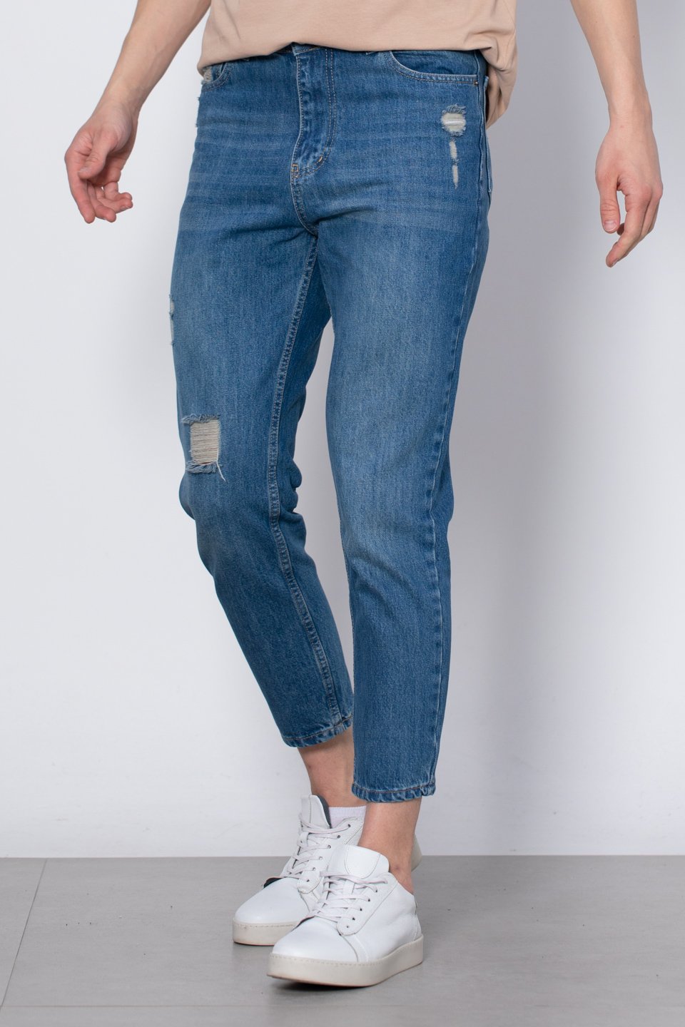 Boyfriend Jean Pantolon Mavi T