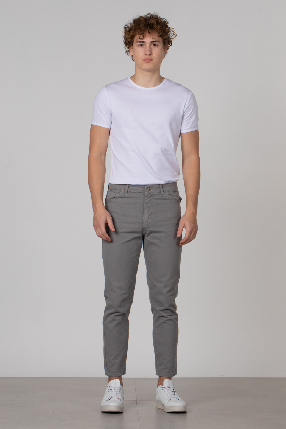 Boyfriend pantolon-KARDELEN-H3150 Gri