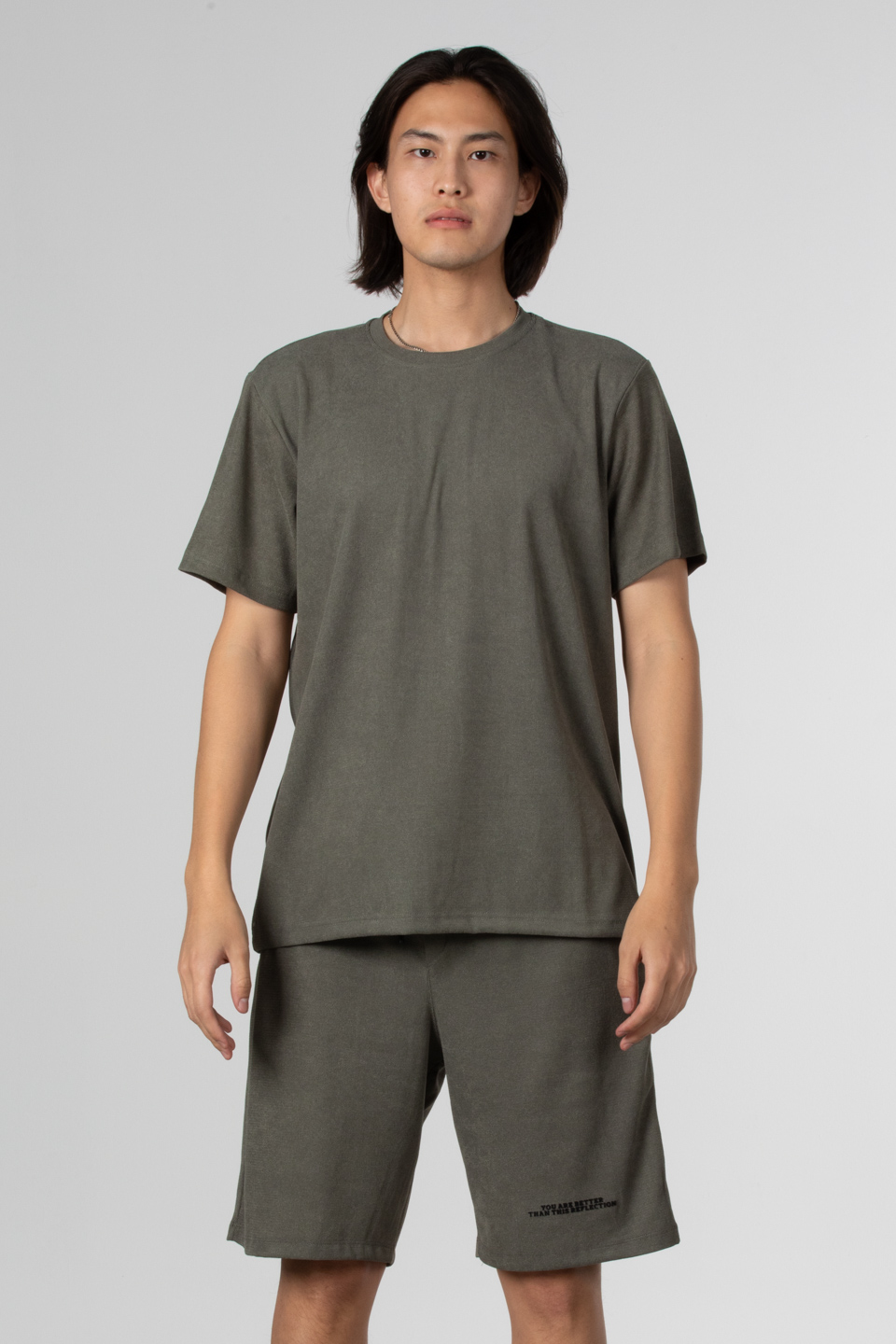 Buklet jakar t-shirt-8032 Haki