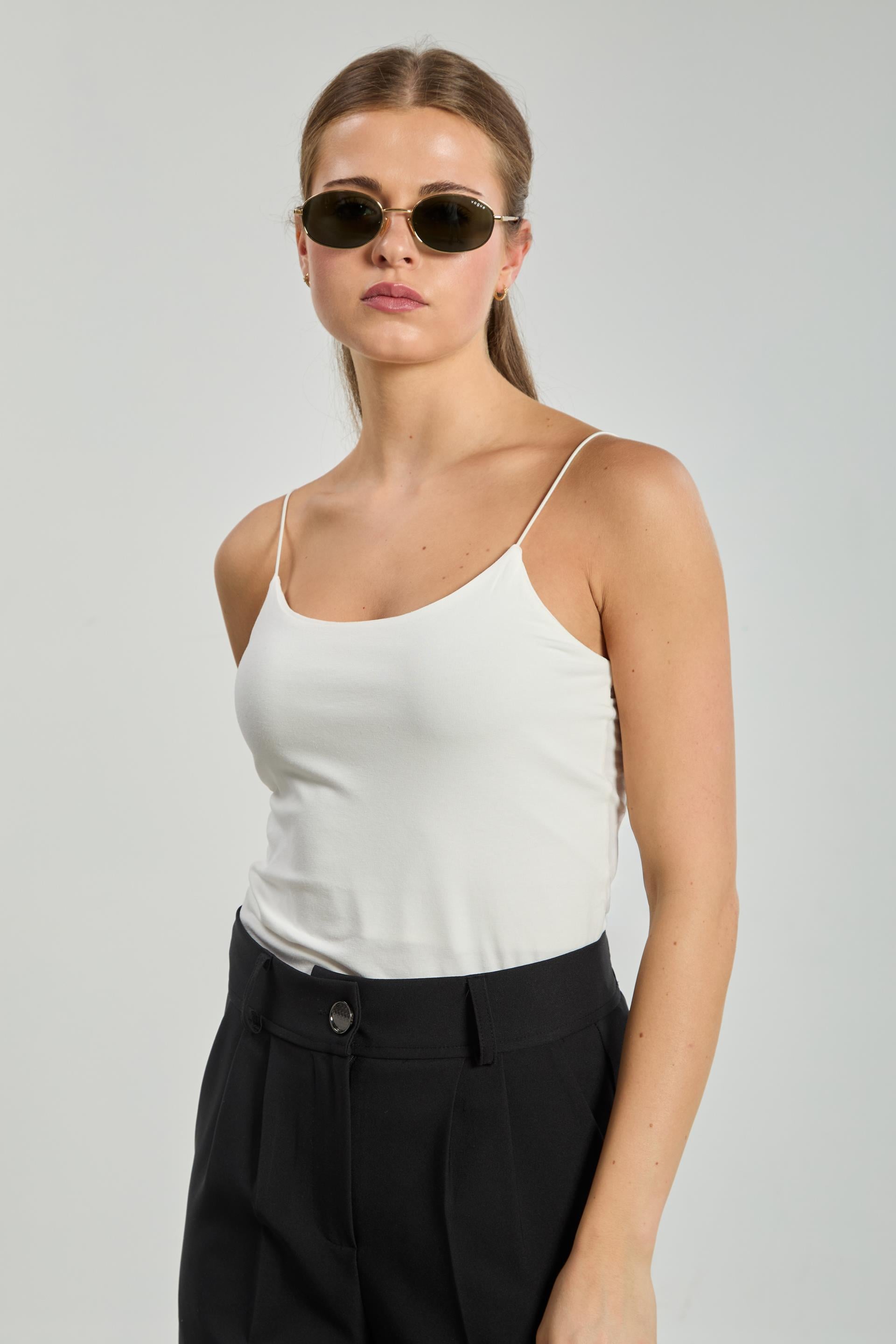 Kadın İp Askılı Atlet - Beyaz