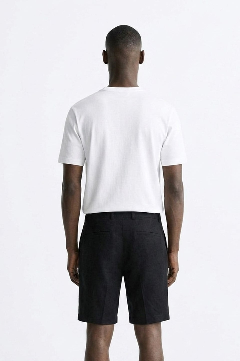 Erkek Basic T-Shirt 2143 - Ekru