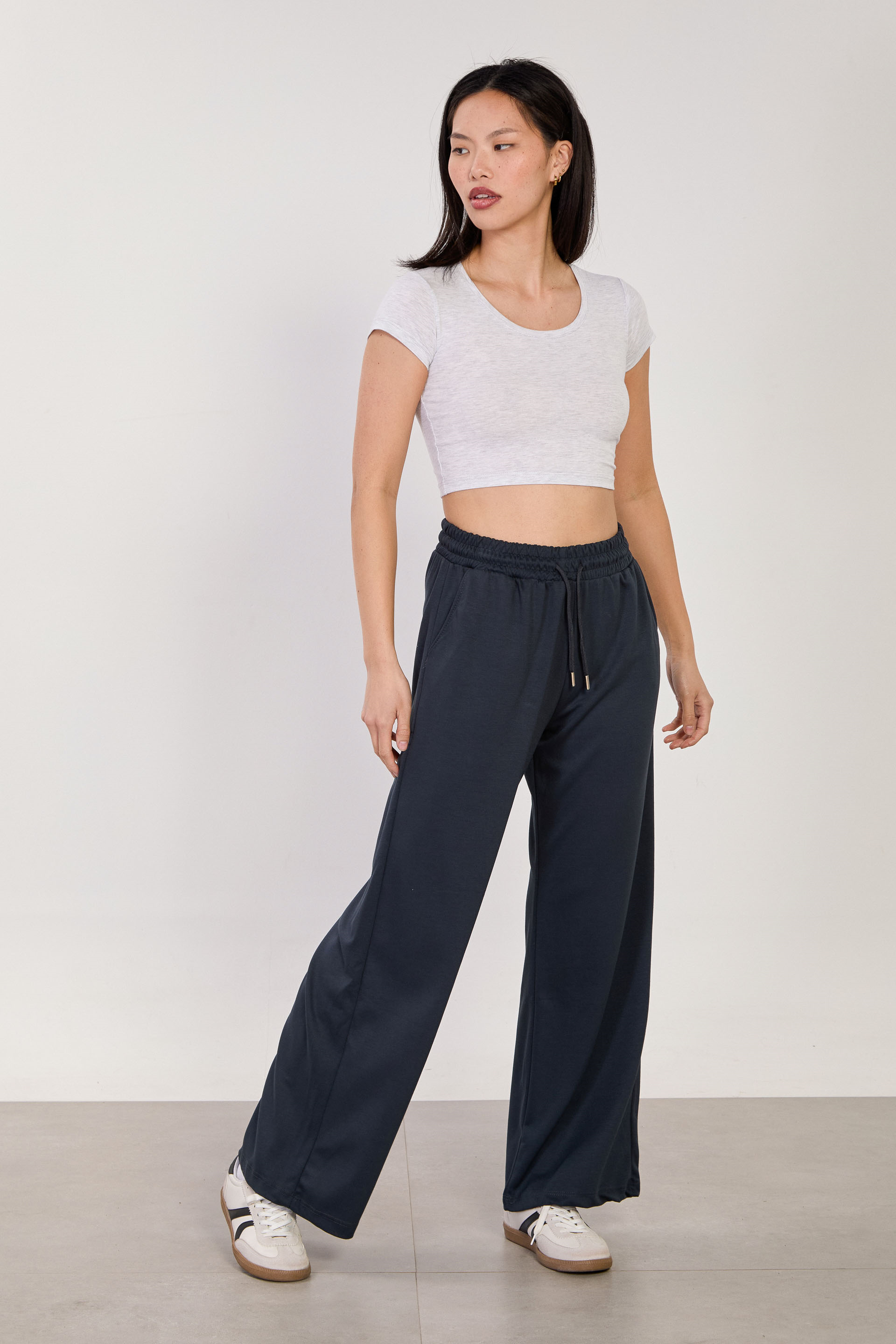 Kadın Beli Lastikli Modal Eşofman Altı - Antrasit