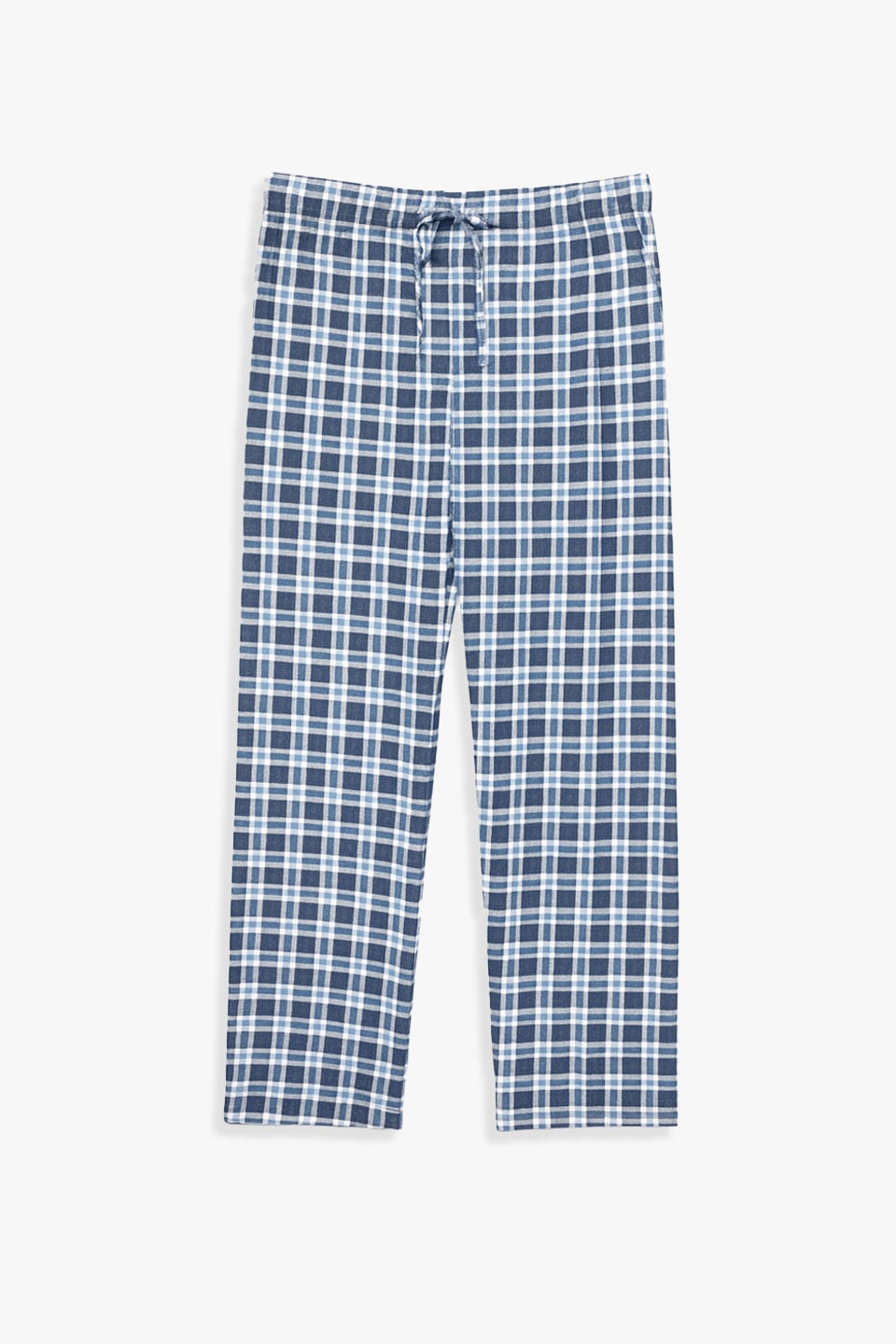 Ekoseli pijama altı-0110-64 İndigo