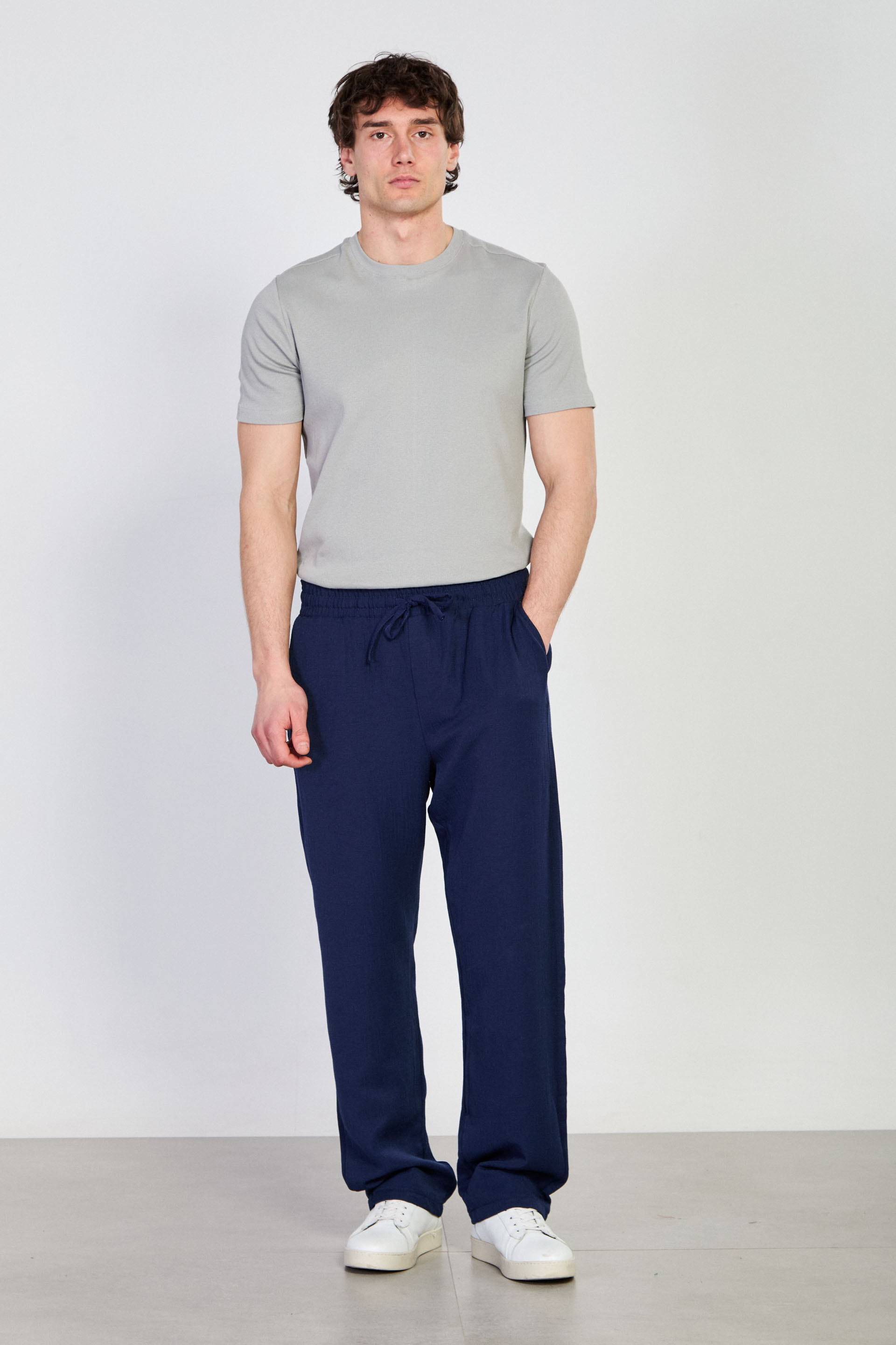 Erkek Regular Fit Pantolon - Lacivert