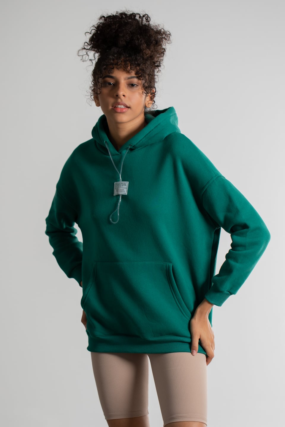 Kapüşonlu Kanguru Cep Sweatshirt - Benetton