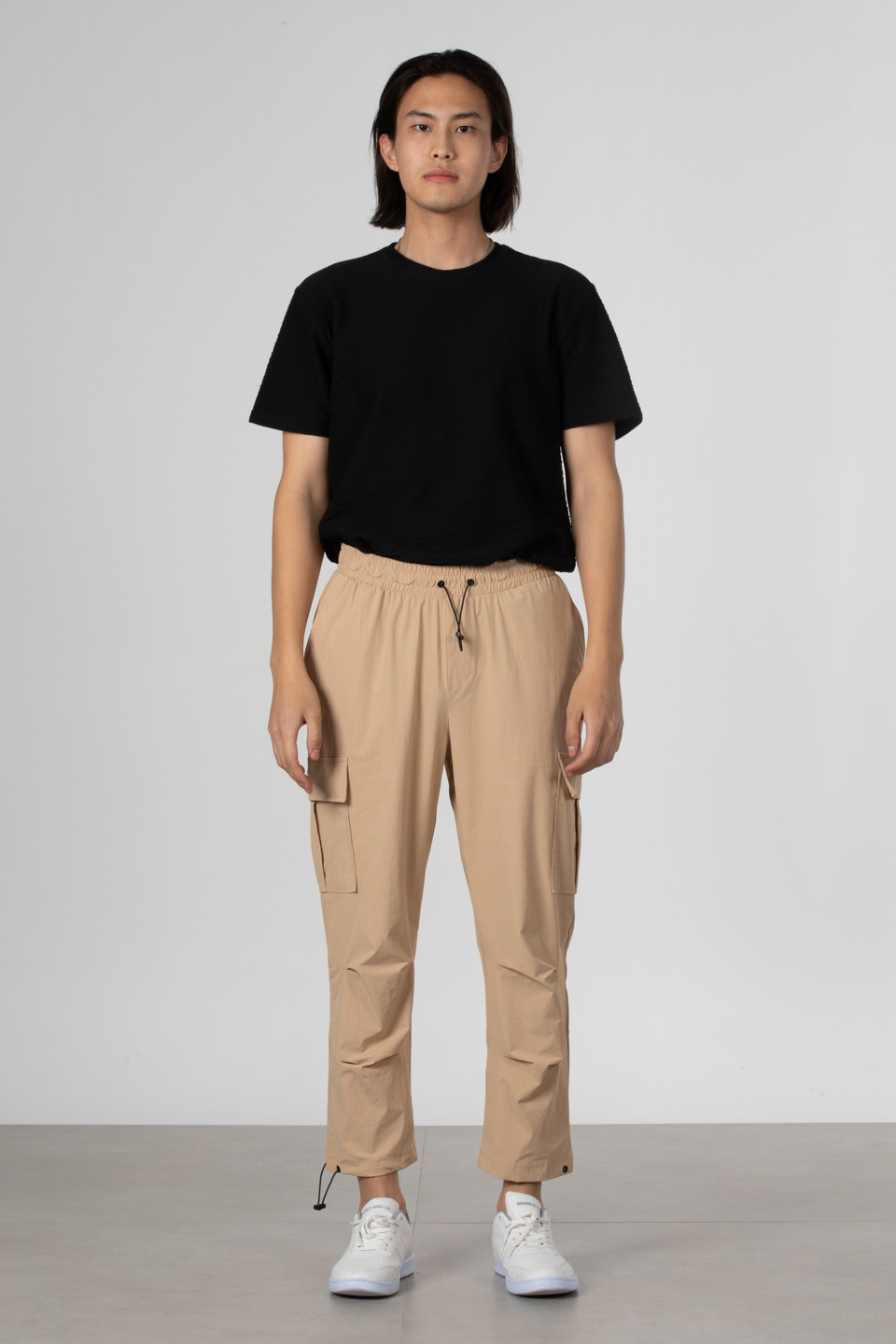 Kargo cep paraşüt pantolon-9041 Vizon