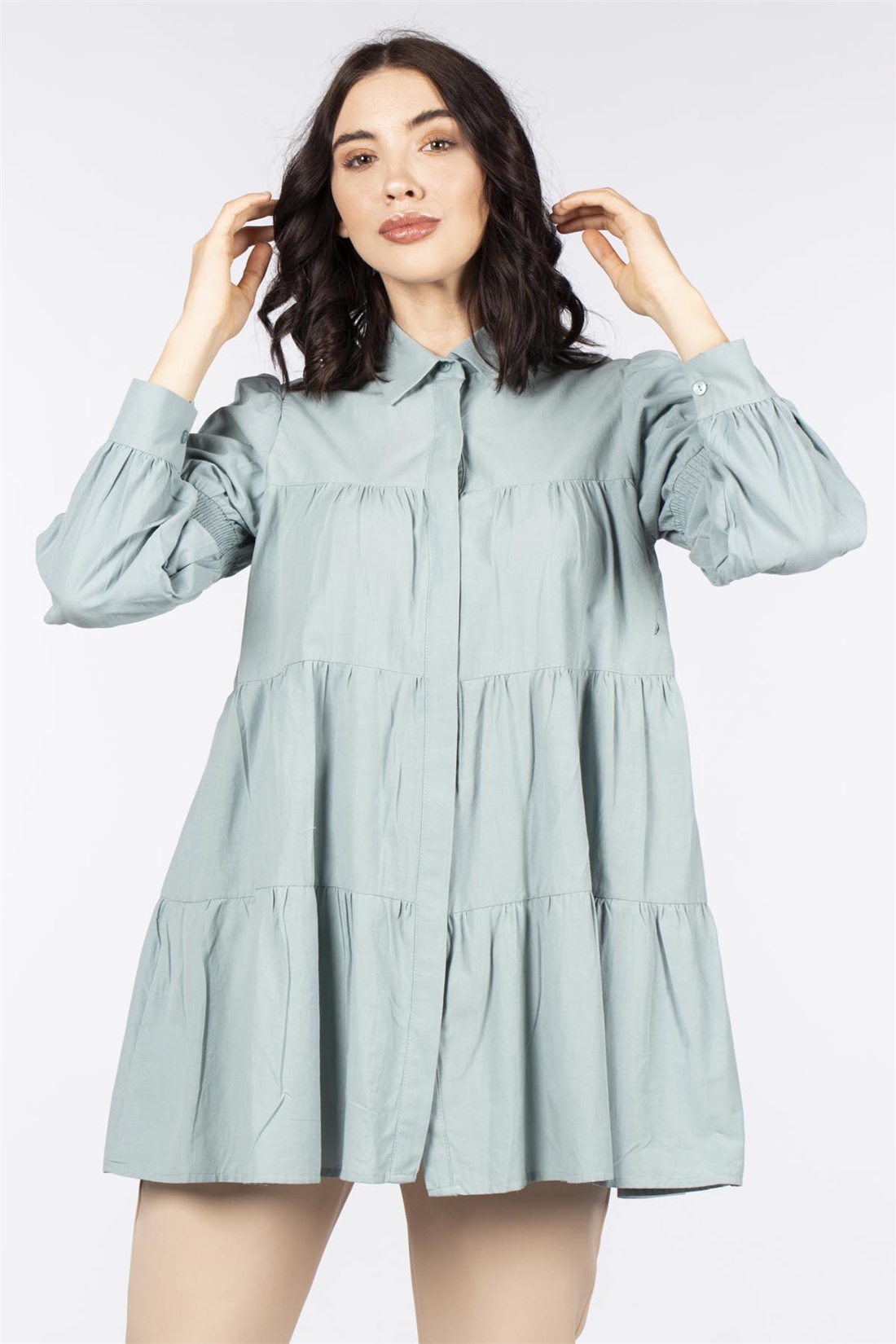 Kat Kat Tunik Gömlek-Mint