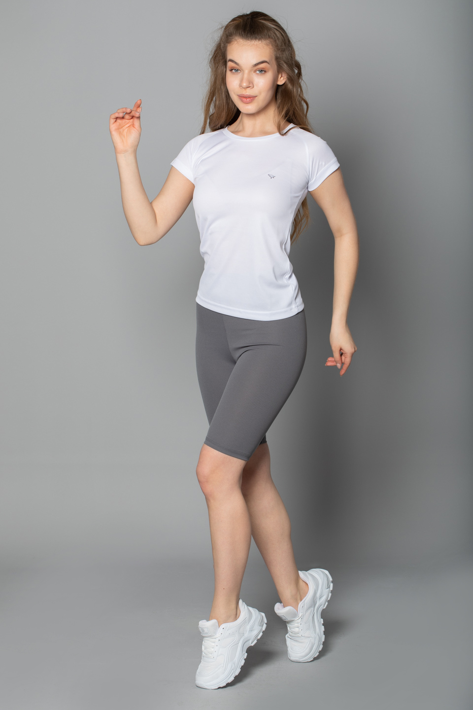 Kısa fitilli tayt-081 Gri