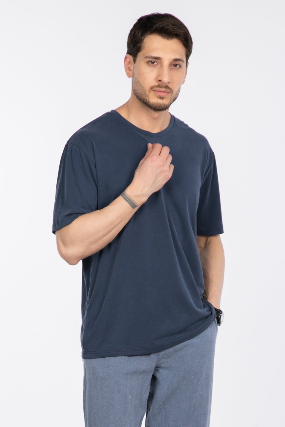 Modal t-shirt-2924 K.Mavi