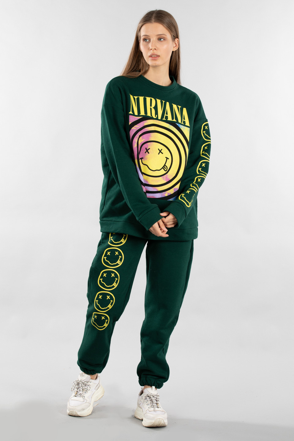 Nirvana Baskılı Eşofman Takımı - Nefti