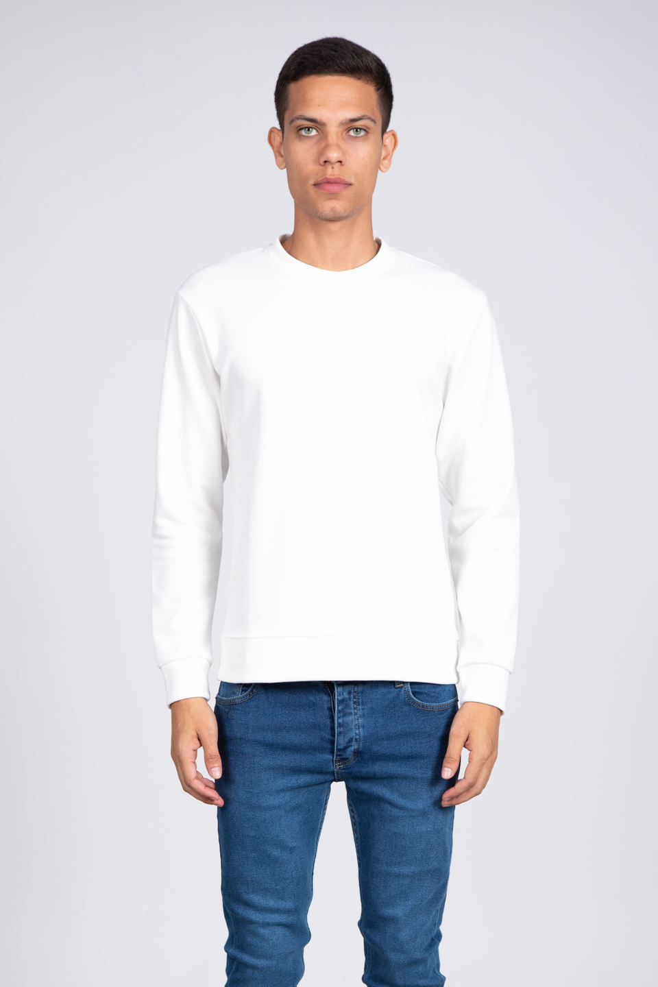 Oversize latin pike sweatshirt-010 Ekru
