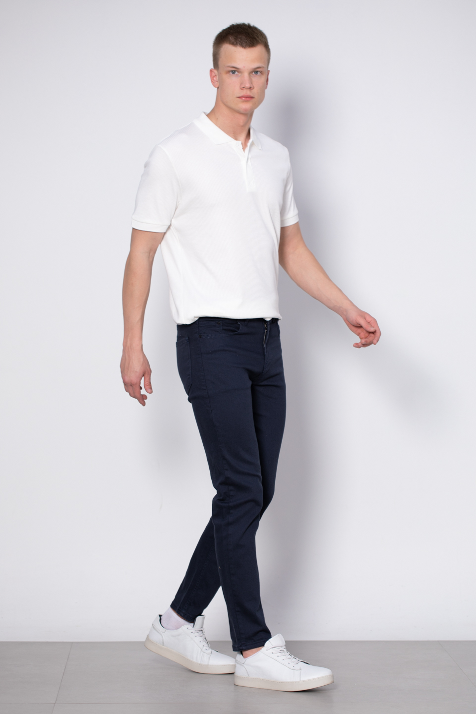 PAUL Slim fit pantolon-5116 Lacivert