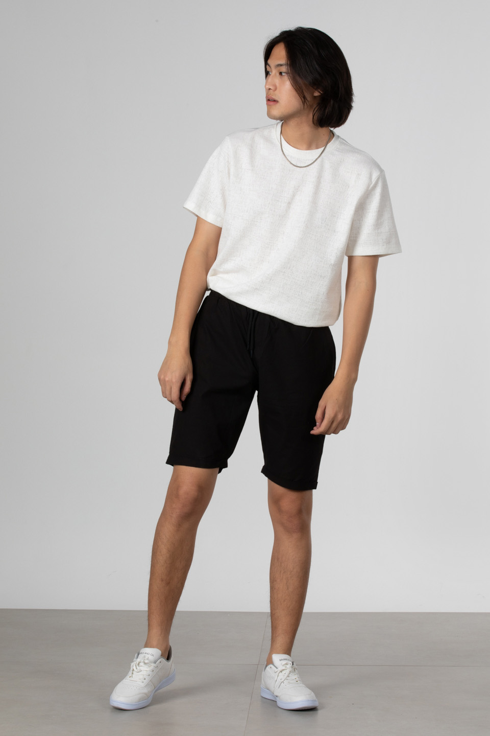 Poplin kısa şort-65-0114 Siyah
