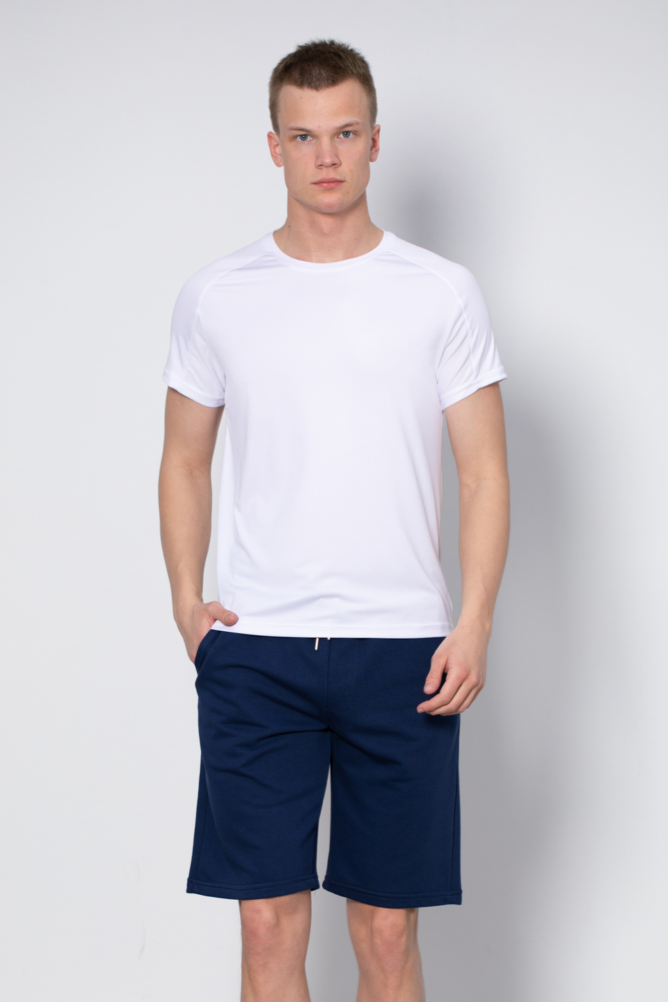 Premium baskılı t-shirt-BORIS Beyaz