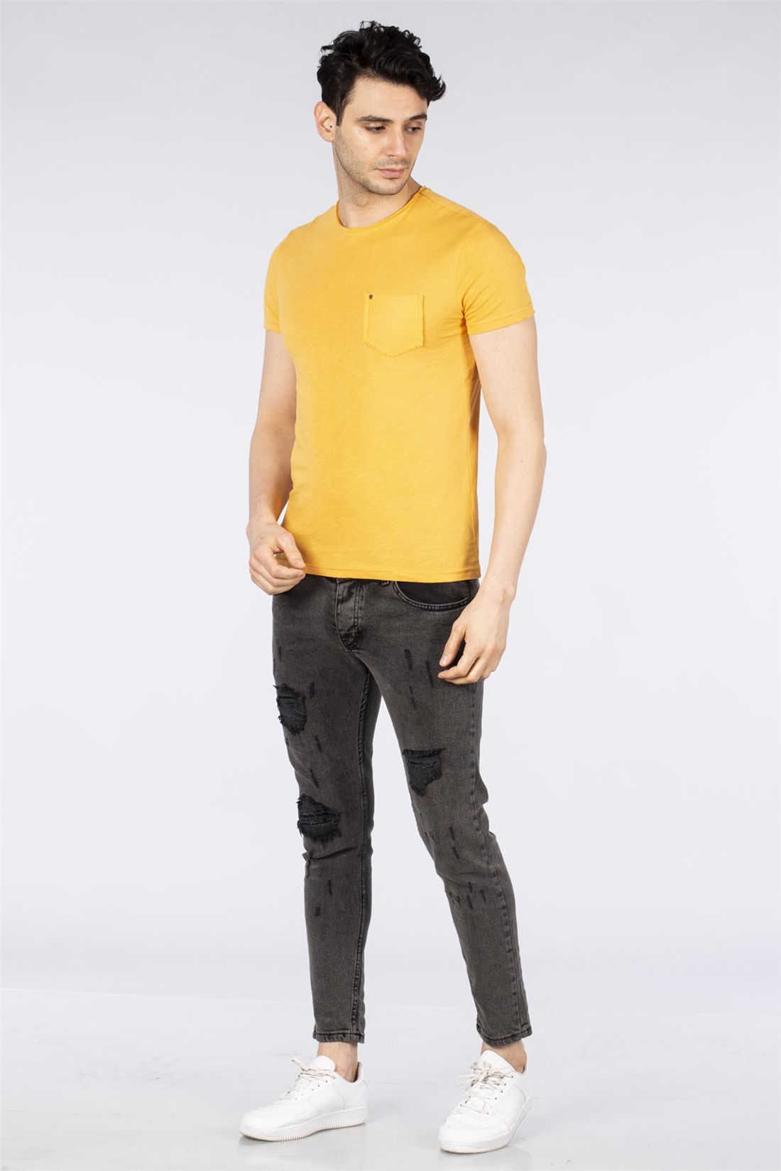 Skinny Fit Jean Pantolon-Siyah