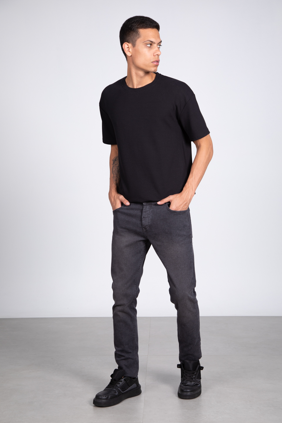 Slim fit jean pantolon-828 A.Gri