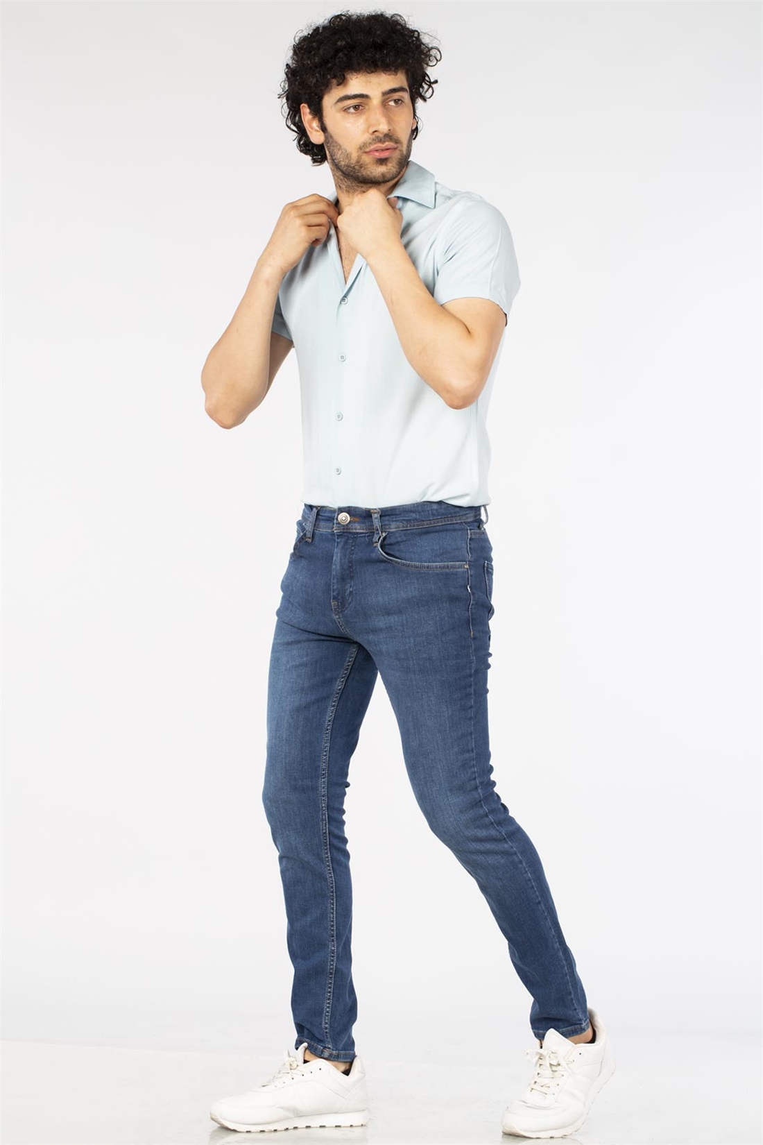 Süper Skinny Jean-Mavi