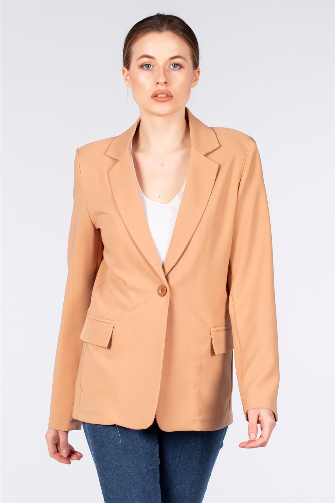 Torba Cep Blazer Ceket-Bisküvi