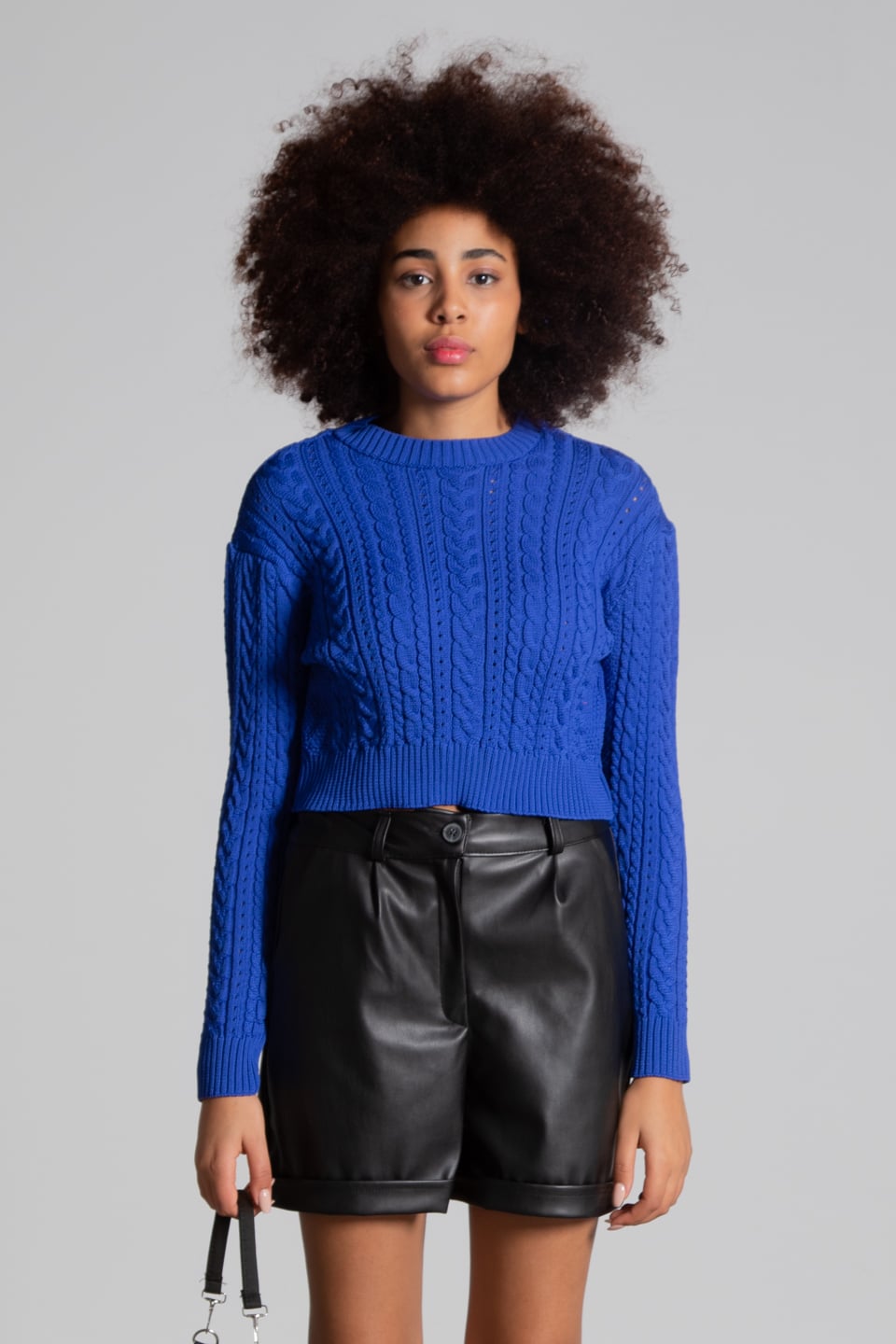 Triko crop kazak-4060 Saks