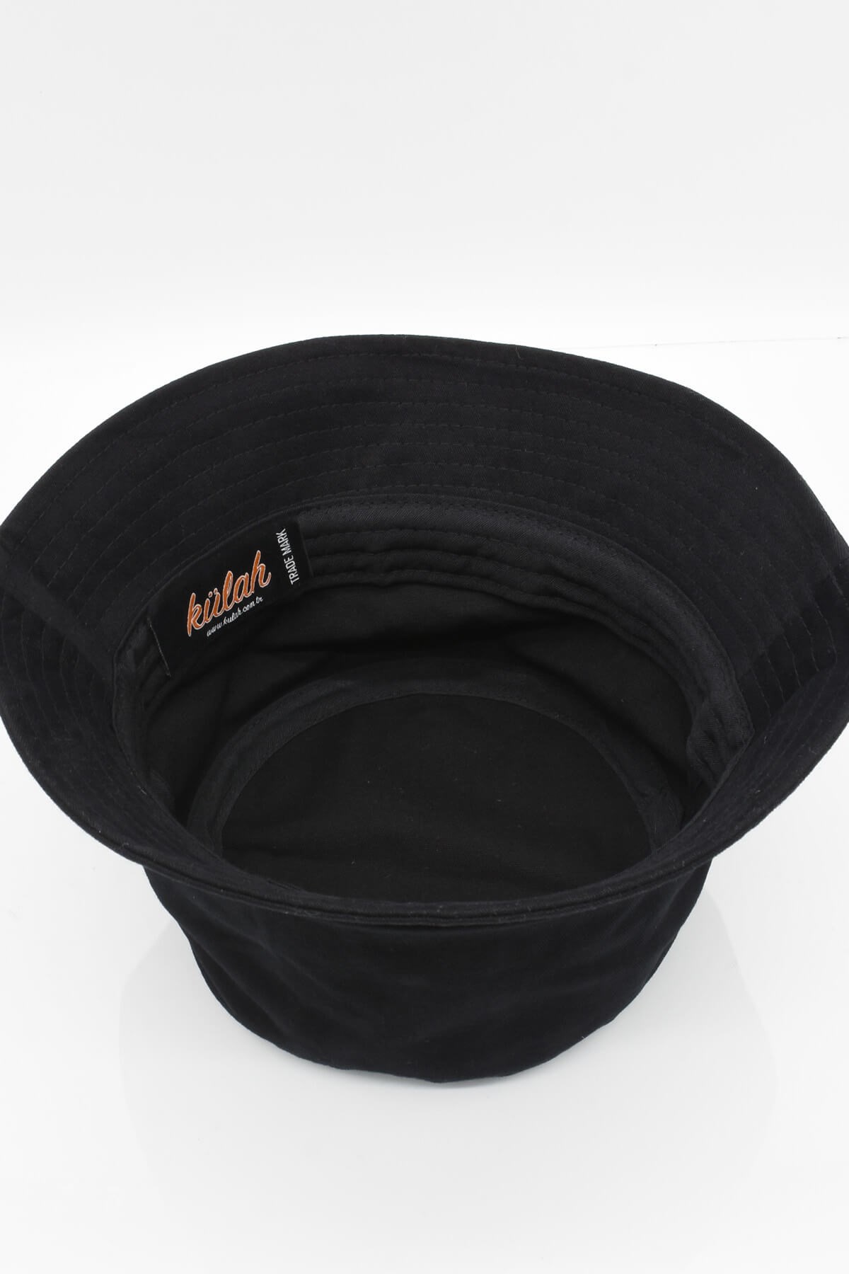 Womens Premium Cotton Black Fisherman Bucket Hat