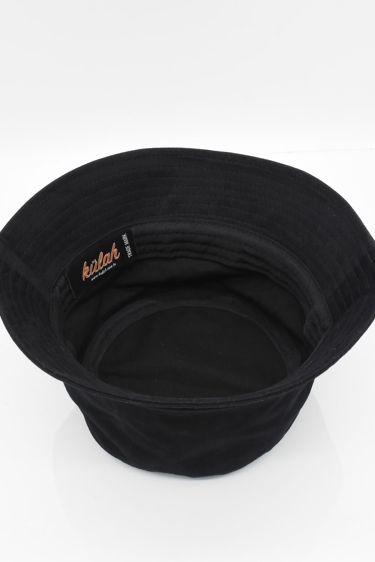 Erkek Premium Pamuk Siyah Balıkçı Bucket Şapka