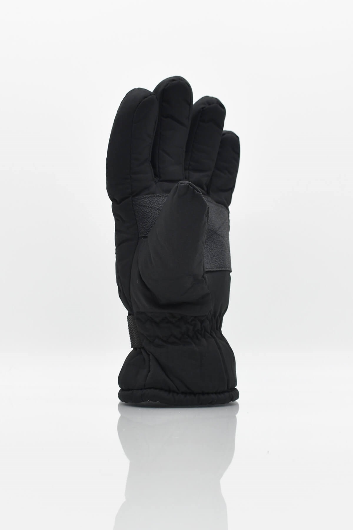Mens Polar Lined Black Ski-Snow Gloves