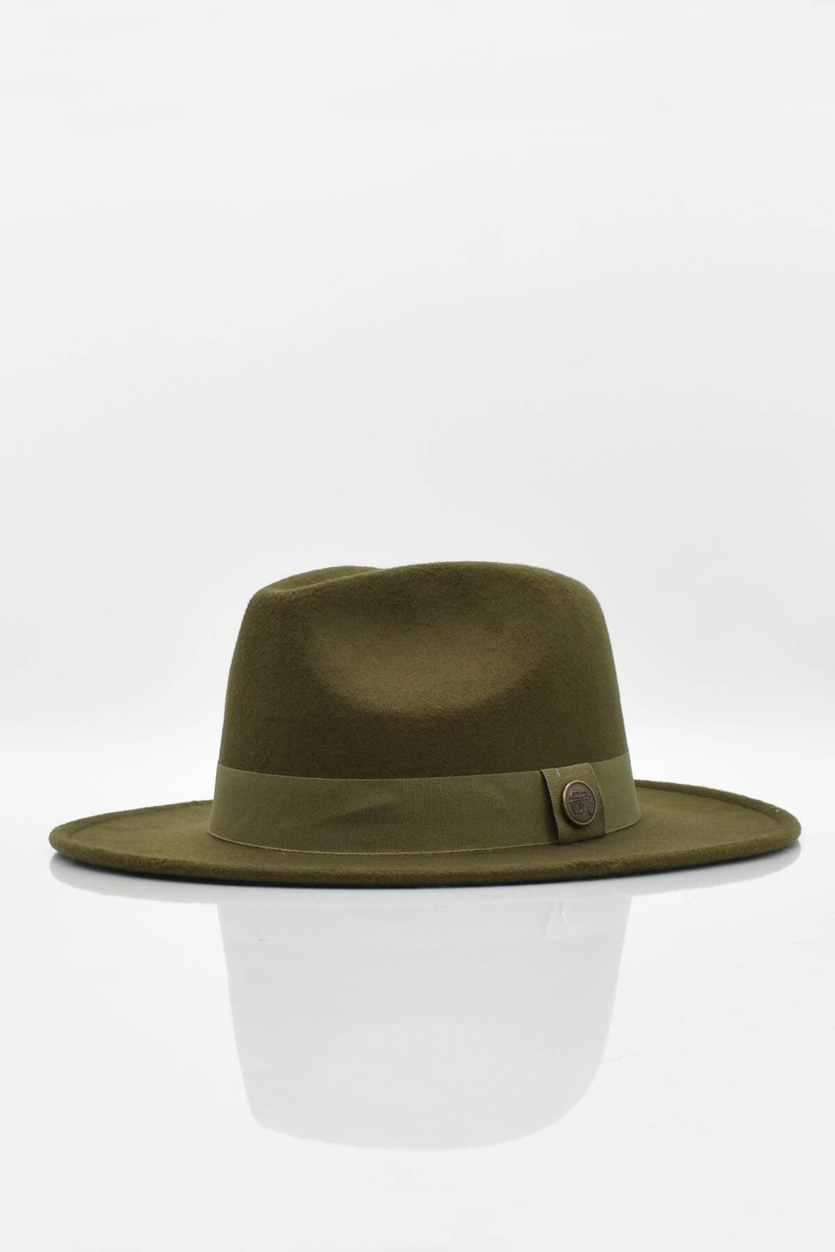 Erkek Fedora Şapka-Haki