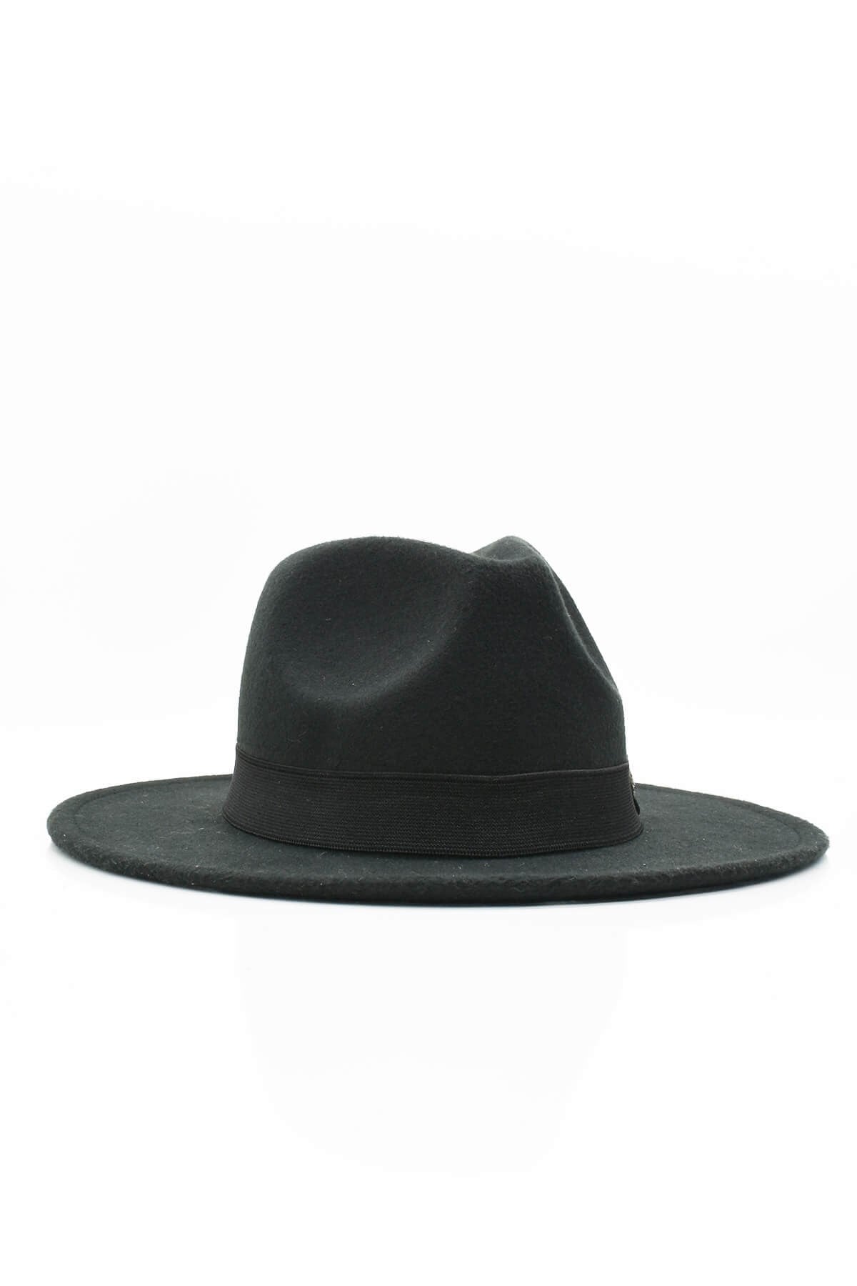 Mens Fedora Hat-Black