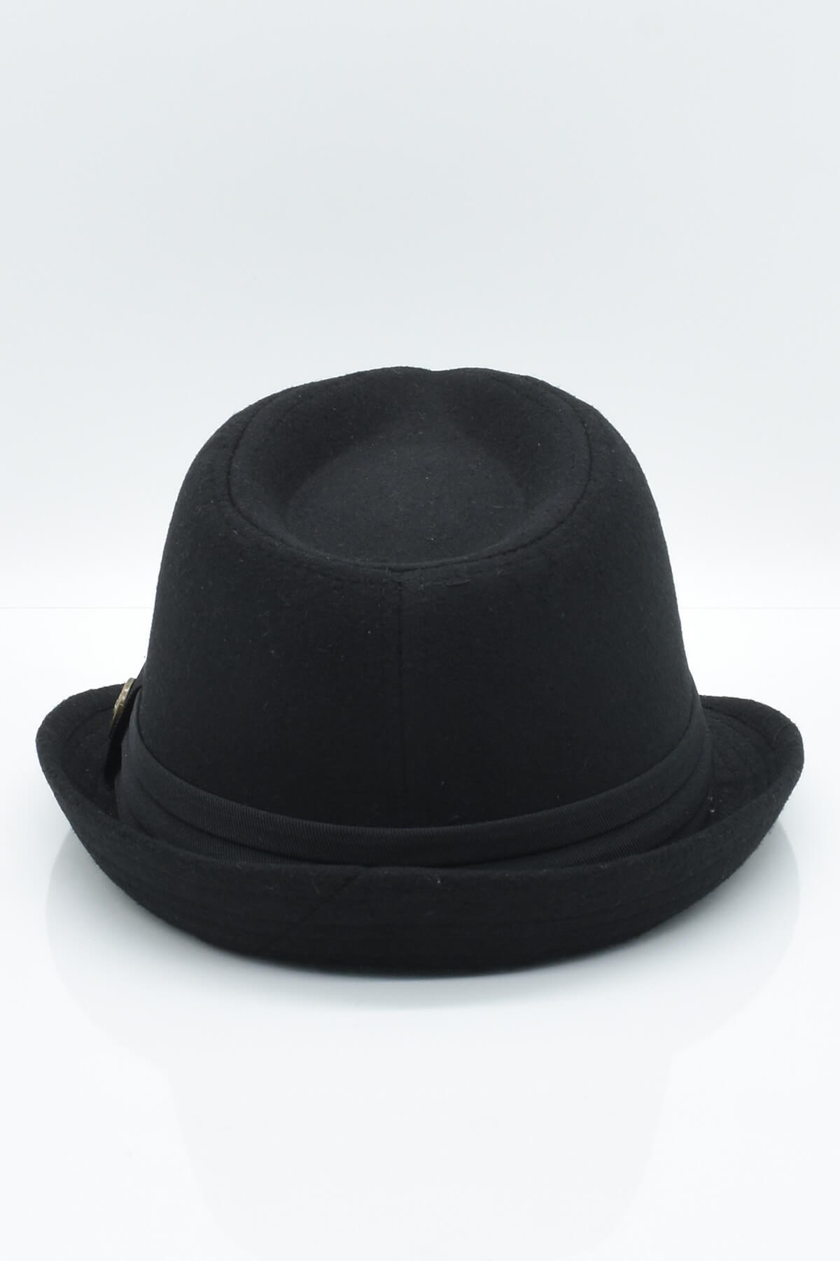 Black Fedora Hat Cowboy Flat Cap
