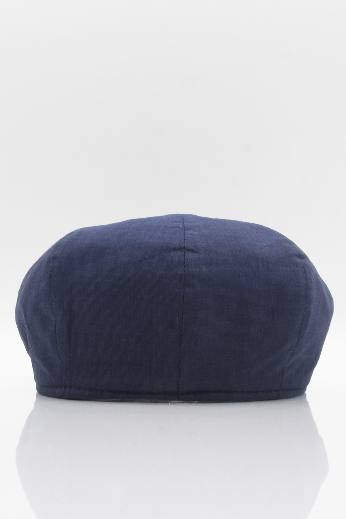 Mens Cotton Navy Sports Flat Cap