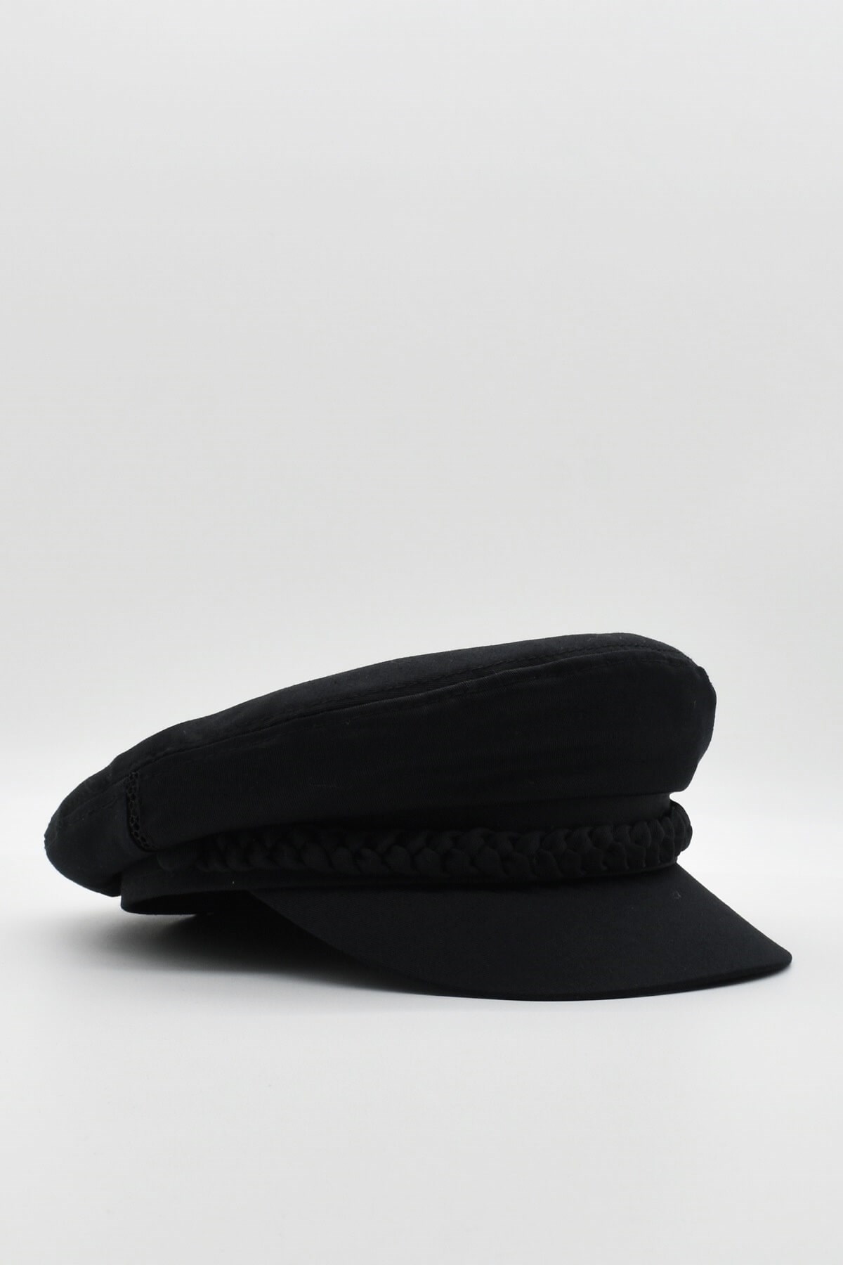 Kadın Kaptan Şapka Yazlık Baker Boy Cap - Siyah