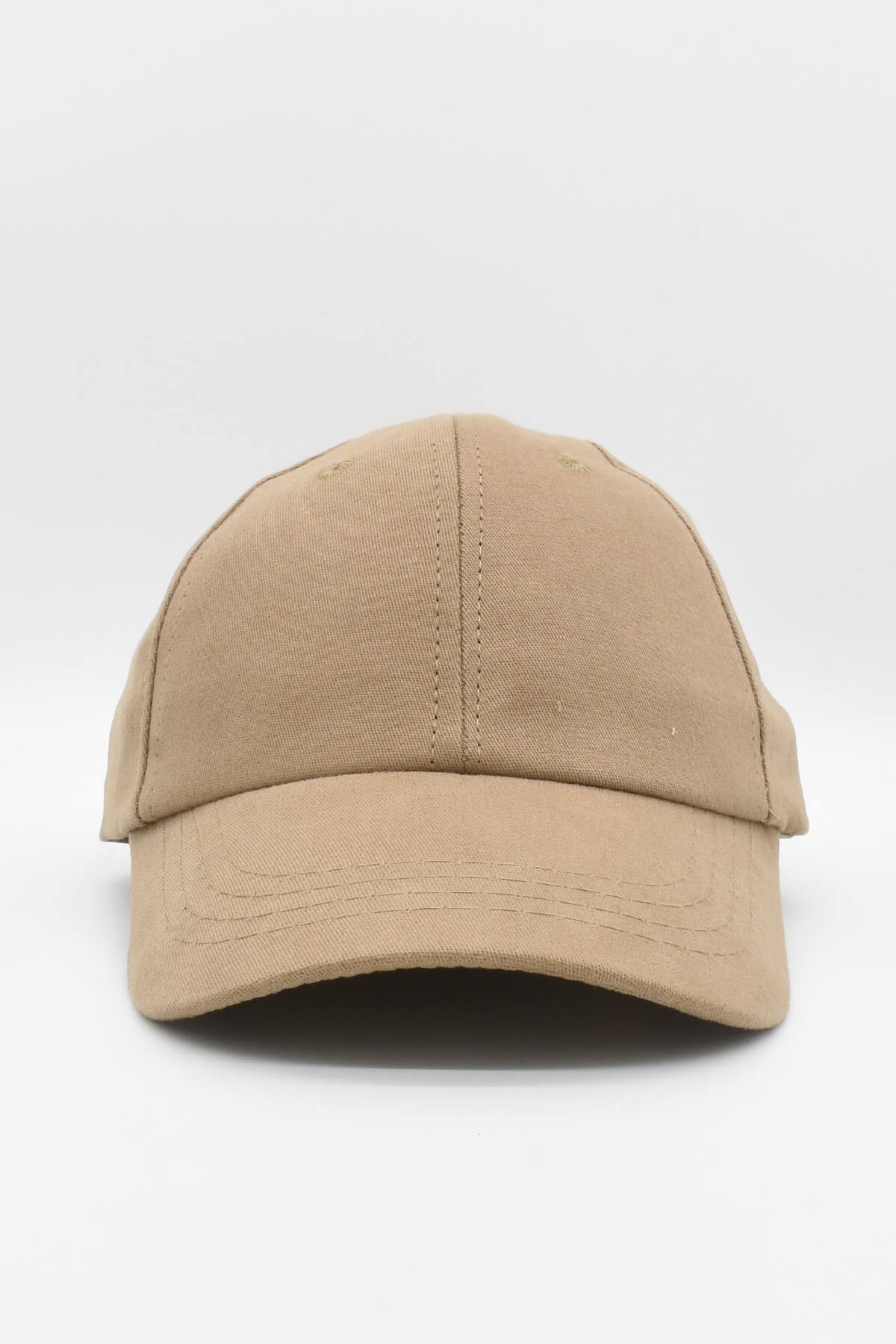 Erkek %100 Pamuk Camel Cap Beyzbol Şapkası