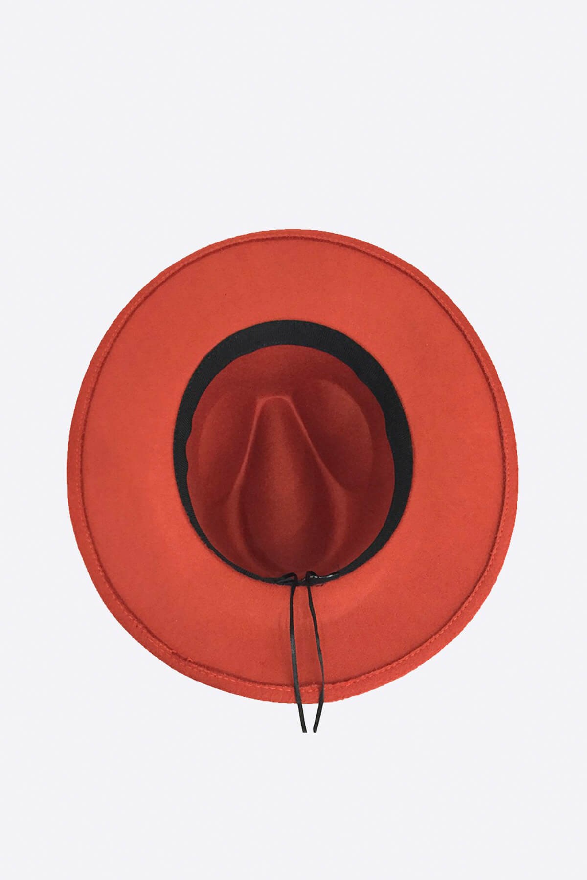 Brick Color Fedora Hat